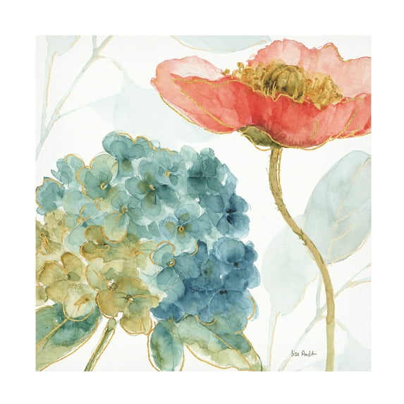 Trademark Fine Art "Rainbow Seeds Flowers IV" Canvas Art by Lisa Audit