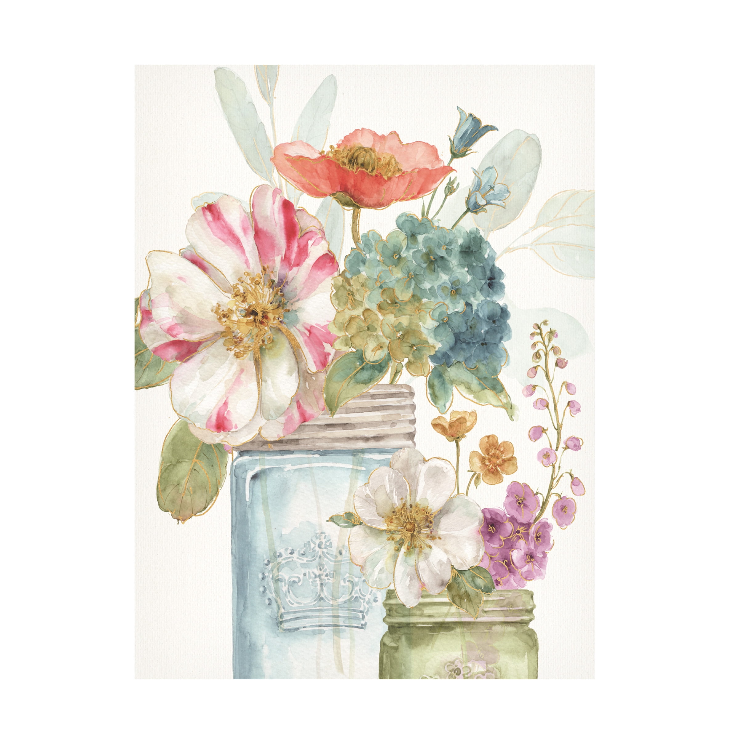 Trademark Fine Art 'Rainbow Seeds Flowers IX' Canvas Art by Lisa Audit