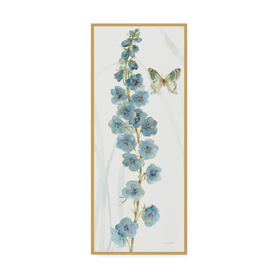 Trademark Fine Art 'Rainbow Seeds Flowers VI Butterfly' Canvas Art by Lisa Audit