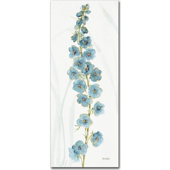 Trademark Fine Art Lisa Audit Rainbow Seeds Flowers VI Canvas Wall Art - 10x24