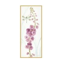 Trademark Fine Art 'Rainbow Seeds Flowers VII Dragonfly' Canvas Art by Lisa Audit