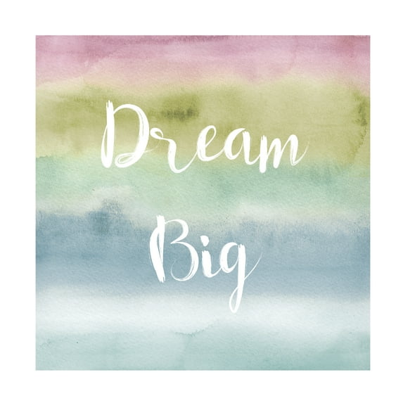 Trademark Fine Art "Rainbow Seeds XIV Cool Dream" Canvas Art by Lisa Audit