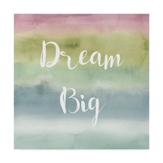 Trademark Fine Art 'Rainbow Seeds XIV Dream Cool' Canvas Art by Lisa Audit