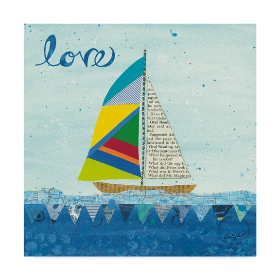 Trademark Fine Art 'Rainbow Spinnakers I' Canvas Art by Courtney Prahl