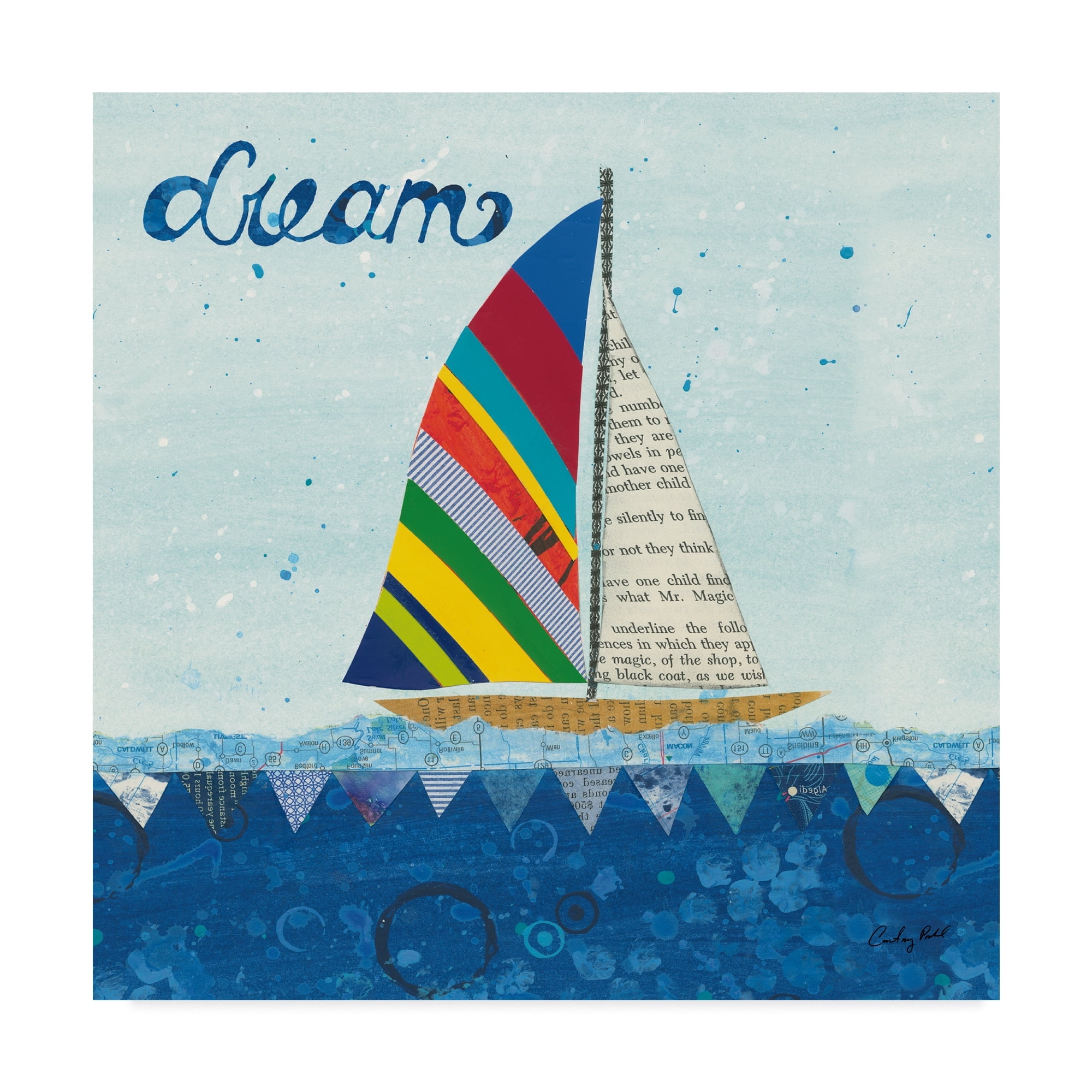 Trademark Fine Art 'Rainbow Spinnakers II' Canvas Art by Courtney Prahl