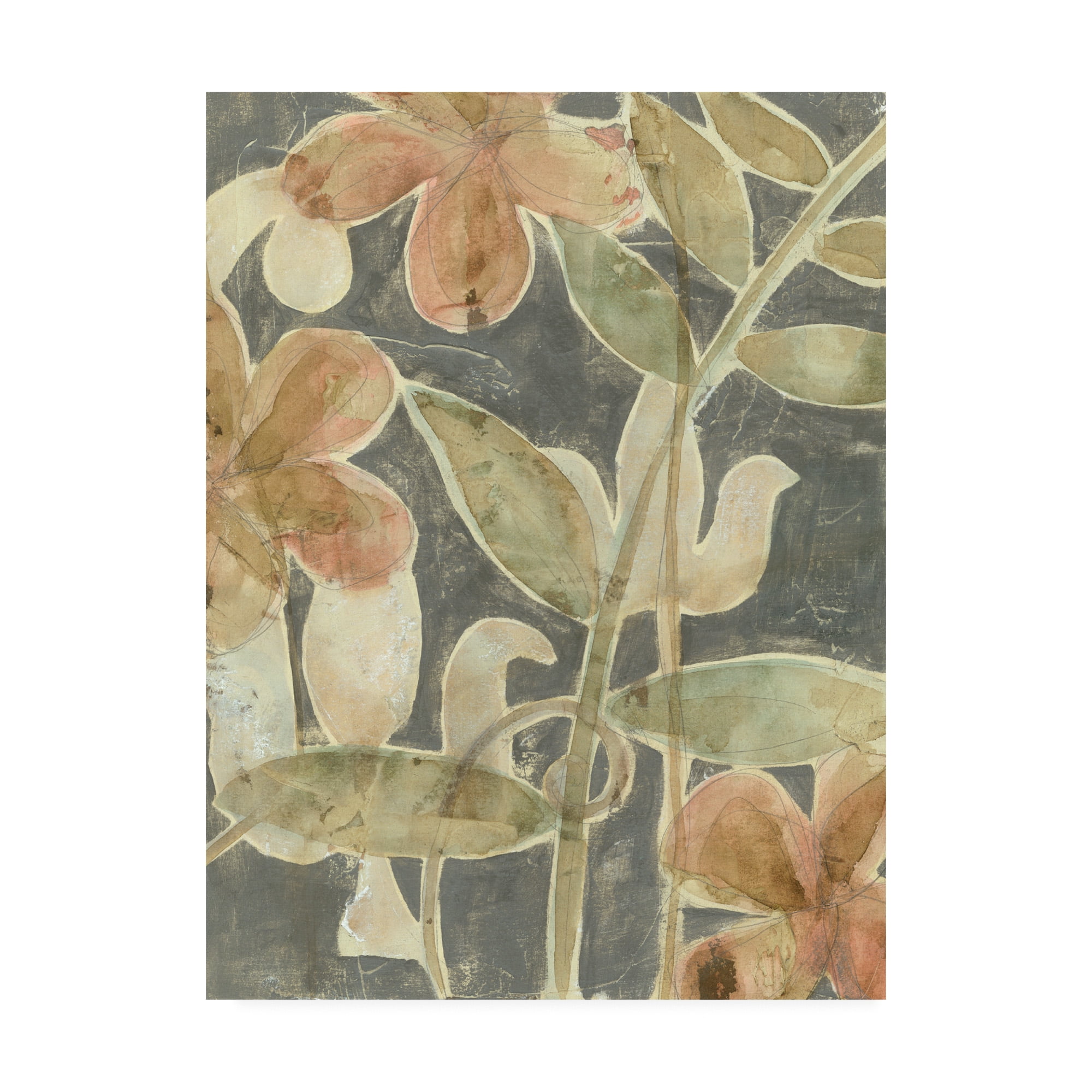Trademark Fine Art 'Rainforest Fresco I' Canvas Art by Jennifer Goldberger