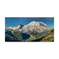 Trademark Fine Art 'Rainier Peak' Canvas Art by Pierre Leclerc