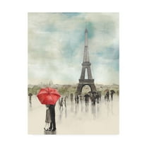 Trademark Fine Art 'Rainy Day Lovers I' Canvas Art by Grace Popp