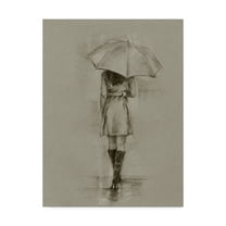 Trademark Fine Art 'Rainy Day Rendezvous I' Canvas Art by Ethan Harper