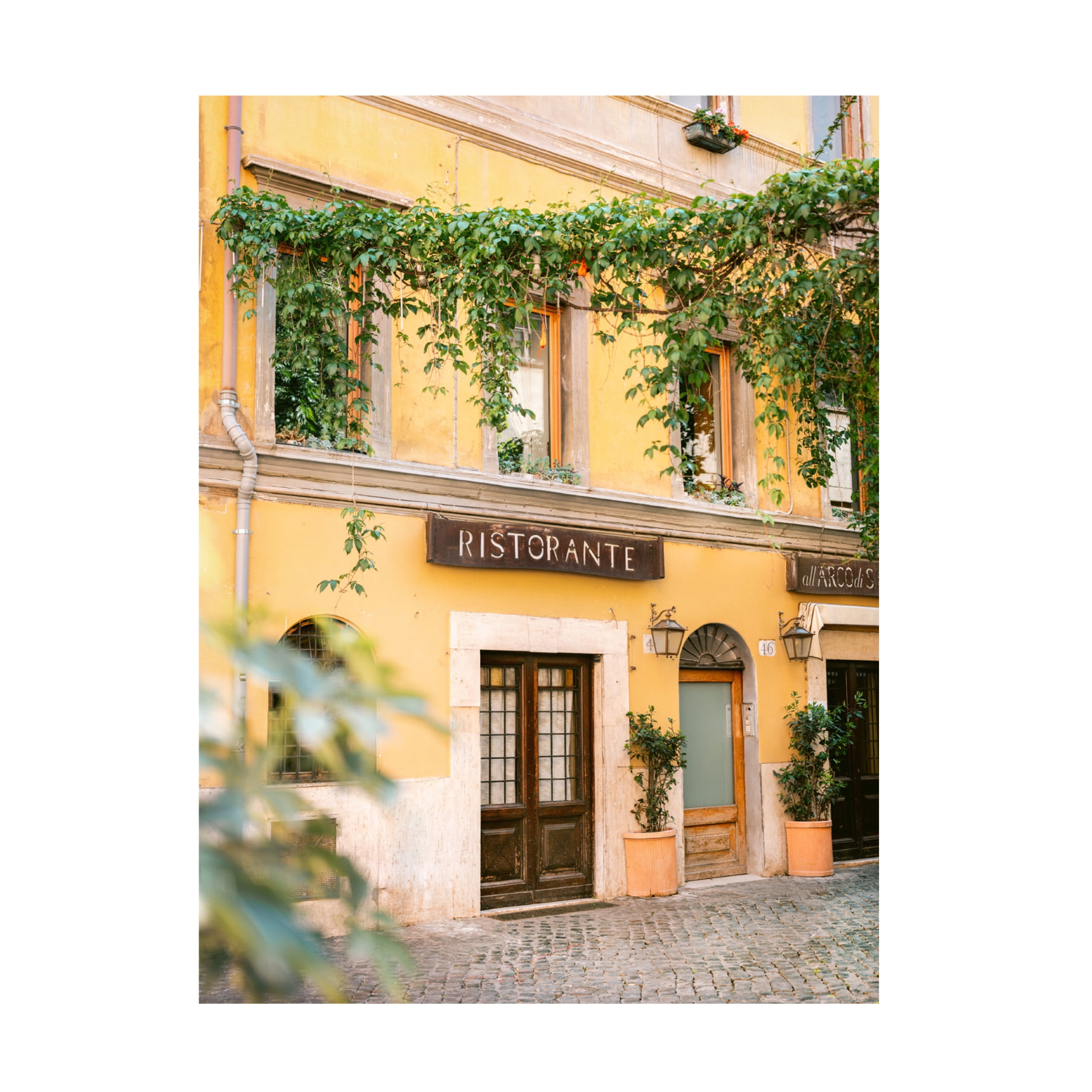 Trademark Fine Art Raisa Zwart Ristorante Trastevere Rome Canvas Wall Art