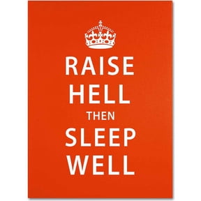 Trademark Fine Art "Raise Hell VI" Canvas Art by Megan Romo