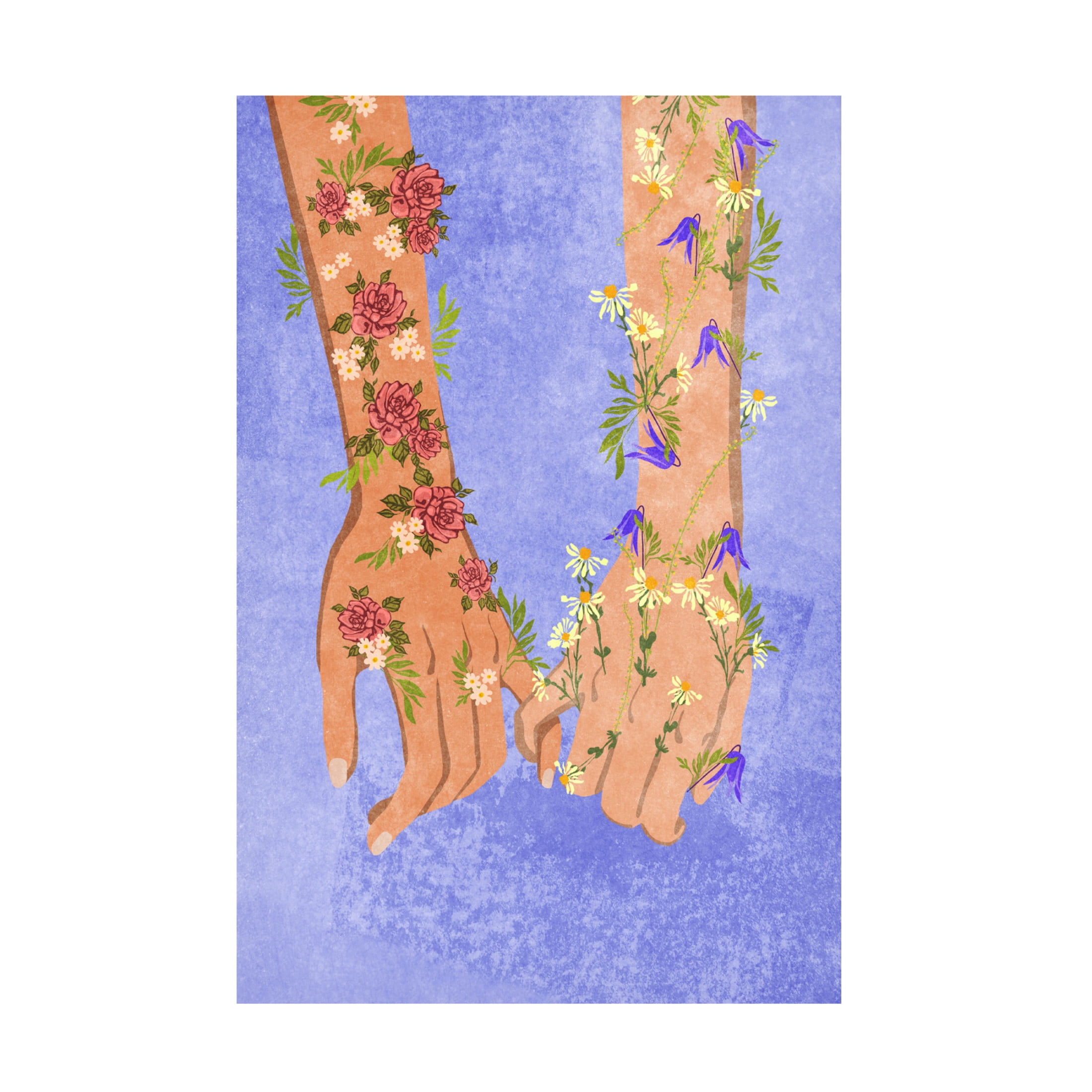 Trademark Fine Art Raissa Oltmanns Holding hands Canvas Wall Art