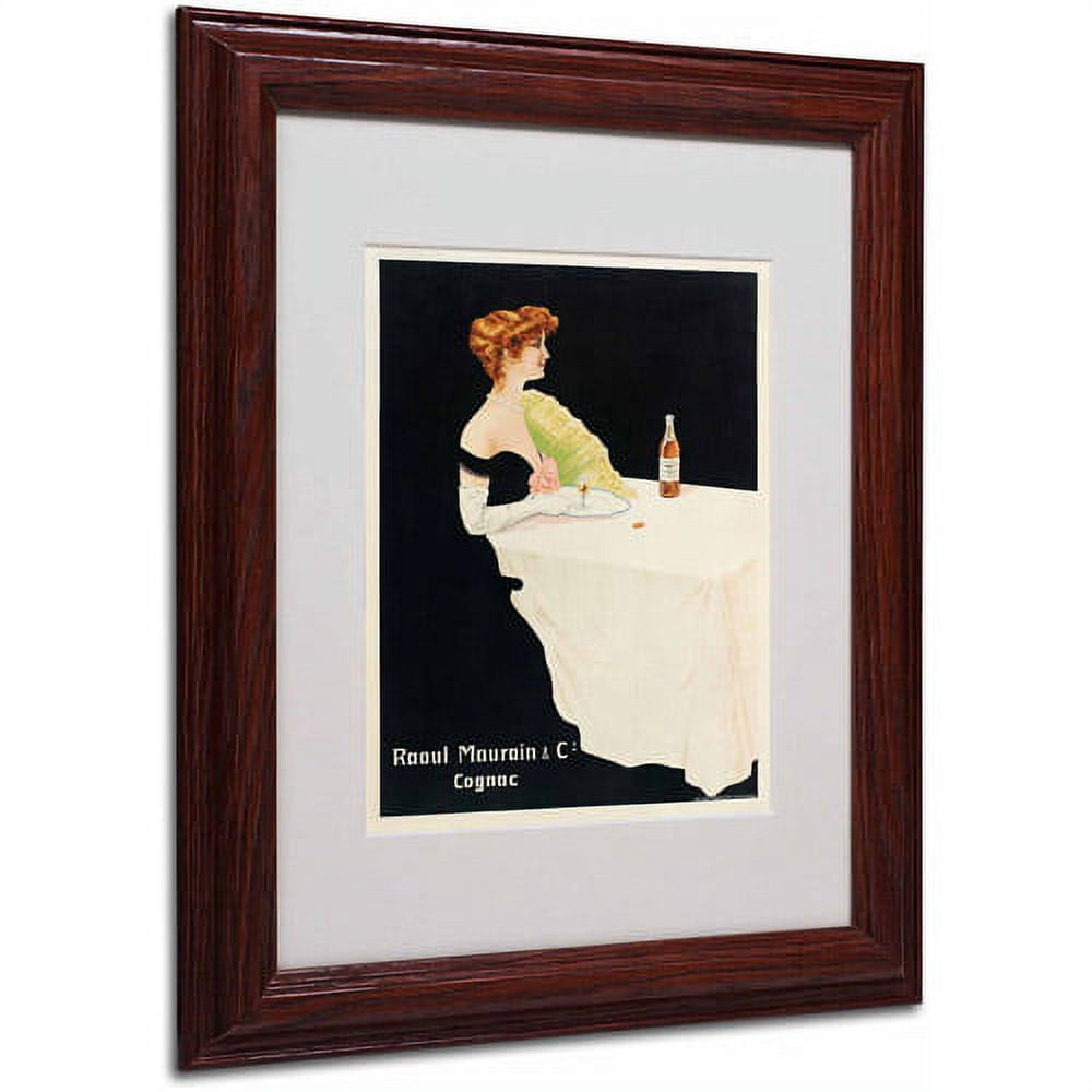 Trademark Fine Art "Raoul Maurain and Co Cognac," Wood Frame