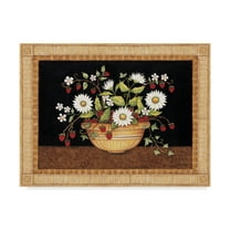 Trademark Fine Art 'Raspberries' Canvas Art by Robin Betterley