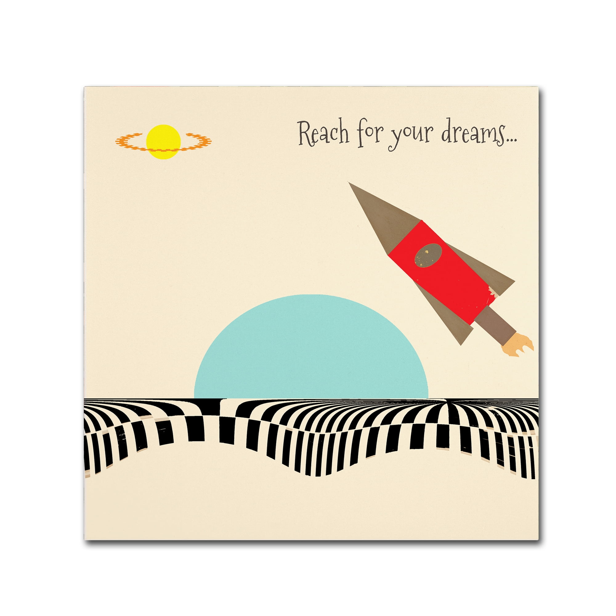 Trademark Fine Art 'Reach For Your Dreams 2' Canvas Art by Tammy Kushnir