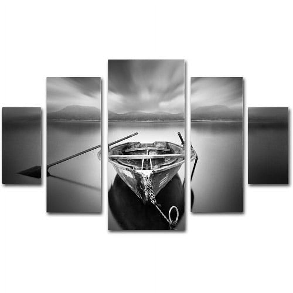 Trademark Fine Art "Ready" Canvas Art Set by Moises Levy, 5pc Panel Set