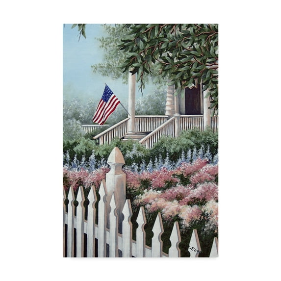 Trademark Fine Art 'Ready For July 4th' Canvas Art by Carol J Rupp