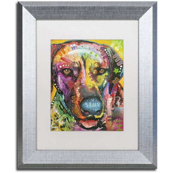 Trademark Fine Art "Ready to go" Canvas Art by Dean Russo, White Matte, Silver Frame