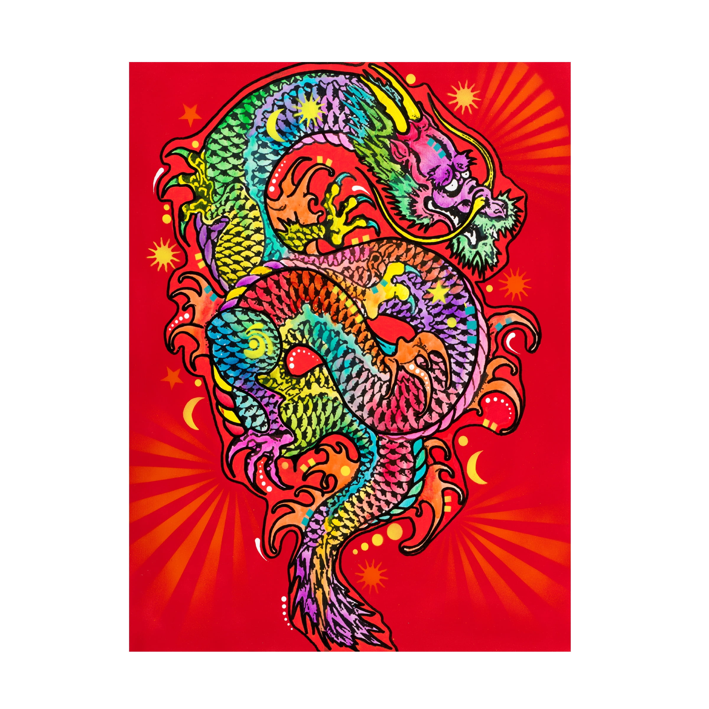 Trademark Fine Art 'Red Dragon' Canvas Art by Dean Russo
