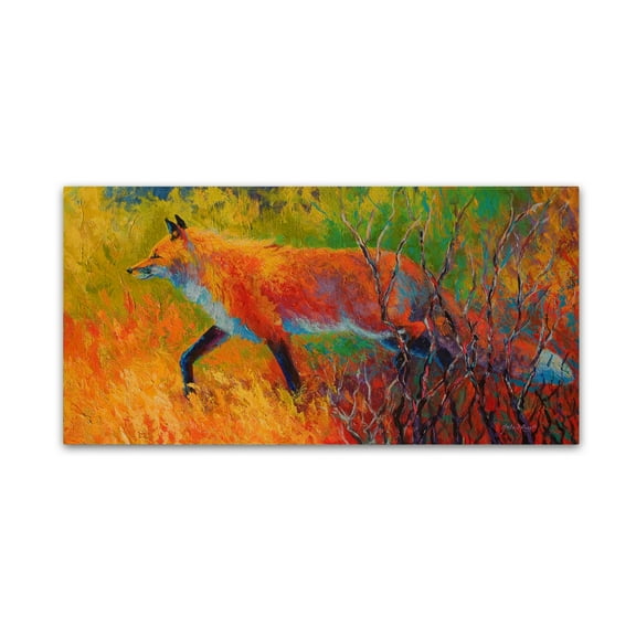 Trademark Fine Art 'Red Fox 1' Canvas Art by Marion Rose