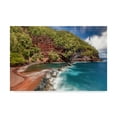 thumbnail image 1 of Trademark Fine Art 'Red Sand Beach' Canvas Art by Pierre Leclerc, 1 of 3