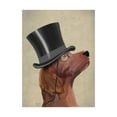 thumbnail image 1 of Trademark Fine Art 'Red Setter, Formal Hound And Hat' Canvas Art by Fab Funky, 1 of 3