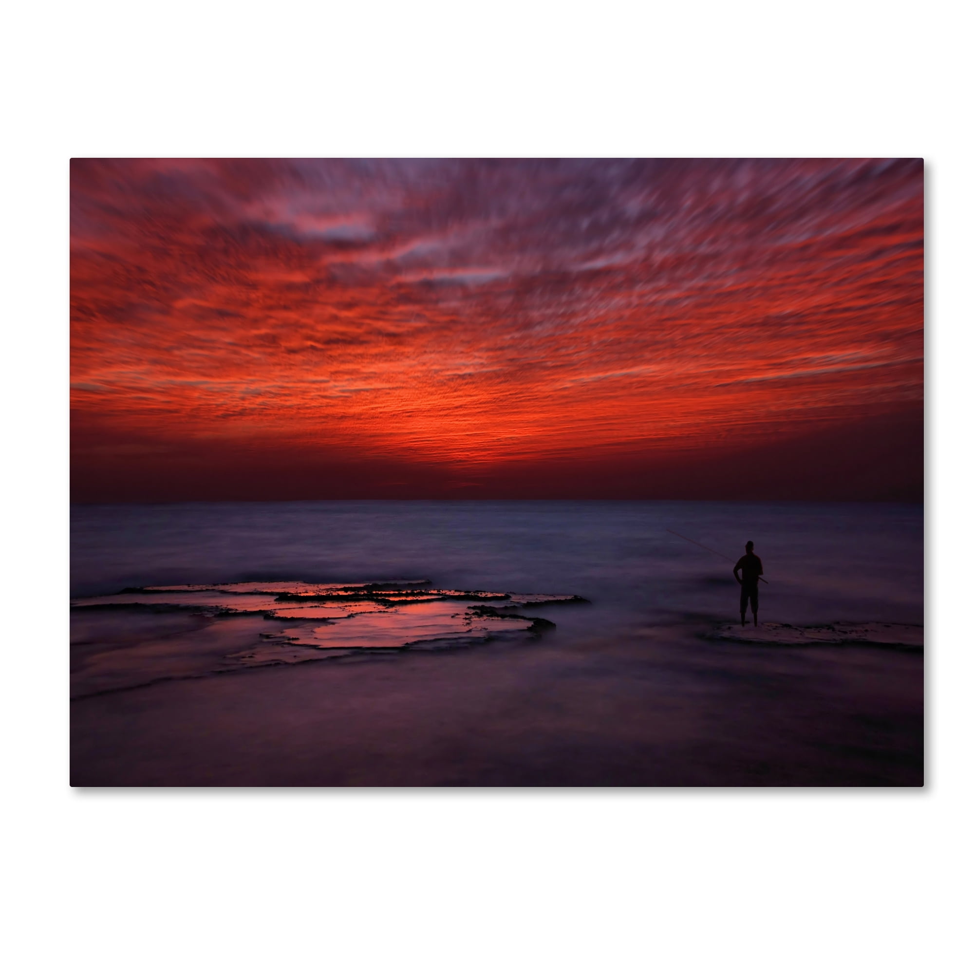 Trademark Fine Art 'Red Sky' Canvas Art by Itay Gal