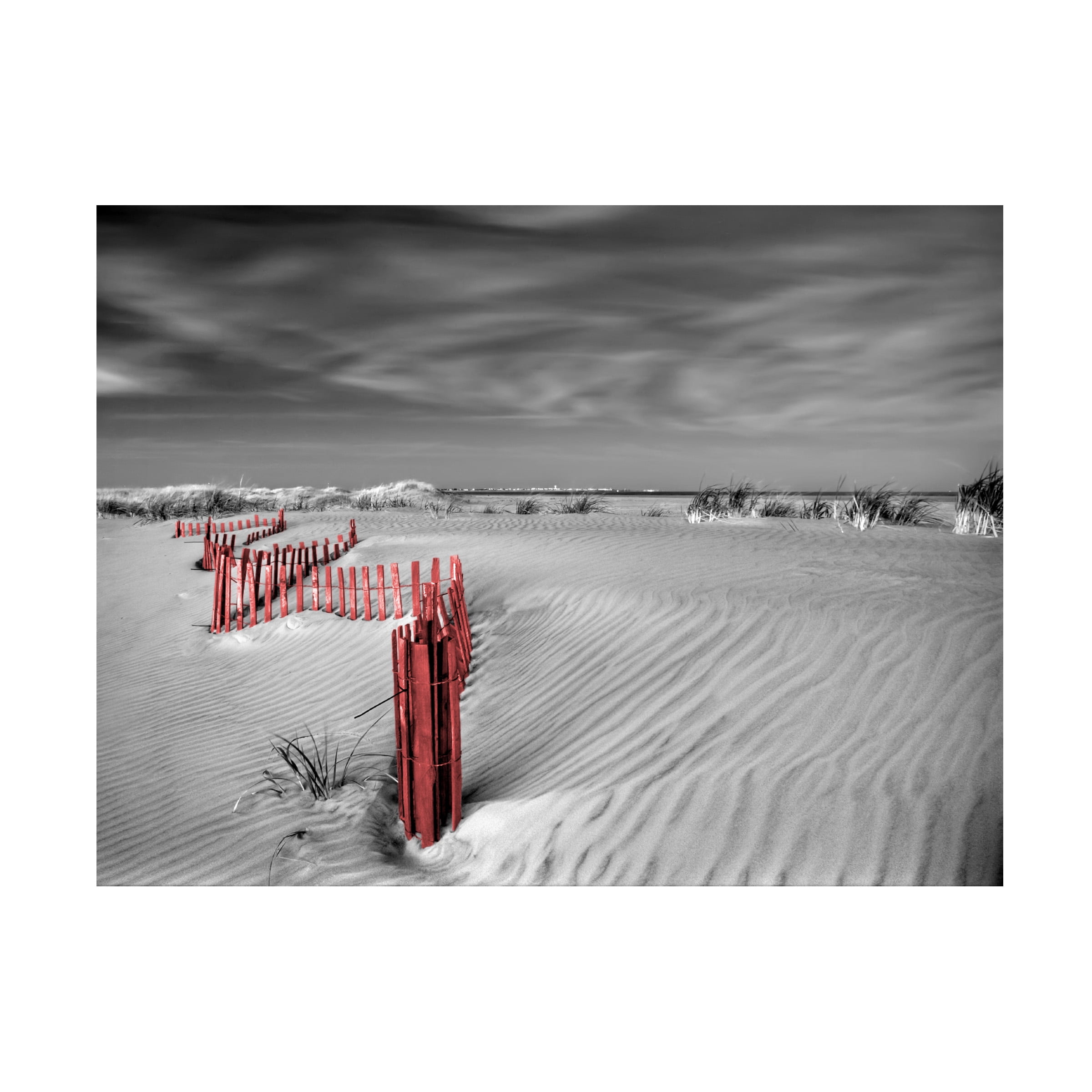 Trademark Fine Art 'Red Wave' Canvas Art by Geoffrey Ansel Agrons