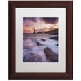 thumbnail image 1 of Trademark Fine Art 'Red of Sadness' Canvas Art by Mathieu Rivrin, White Matte, Wood Frame, 1 of 4