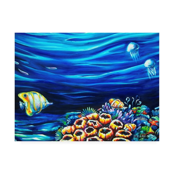 Trademark Fine Art 'Reef Coral' Canvas Art by Deborah Broughton