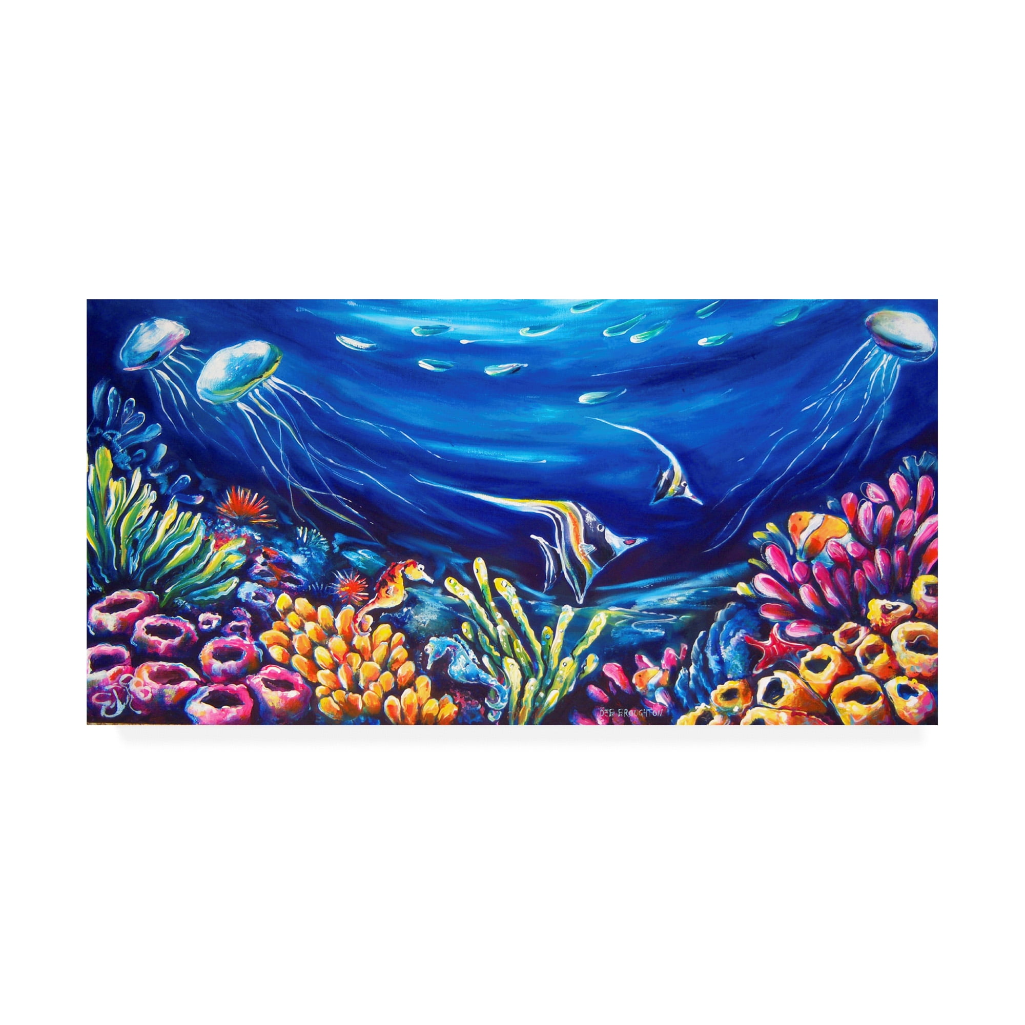 Trademark Fine Art 'Reef Magic' Canvas Art by Deborah Broughton