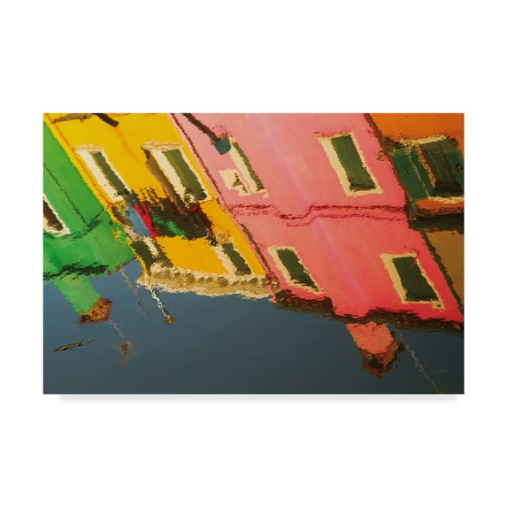 Trademark Fine Art 'Reflections of Burano X' Canvas Art by Aledanda