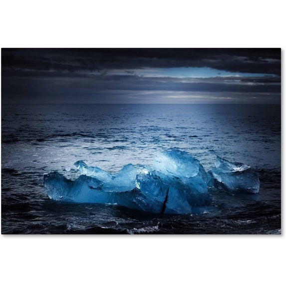 Trademark Fine Art 'Reflective Blue' Canvas Art by Philippe Sainte-Laudy