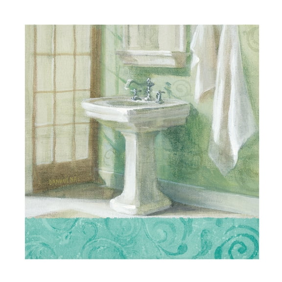 Trademark Fine Art 'Refresh Bath Border II' Canvas Art by Danhui Nai