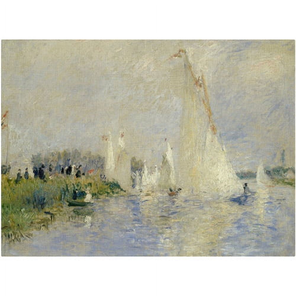 Trademark Fine Art "Regatta at Argenteuil" 1874 Canvas Art by Pierre-Auguste Renoir