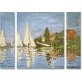 thumbnail image 1 of Claude Monet 'Regatta at Argenteuil' Multi Panel Art Set Small, 1 of 4
