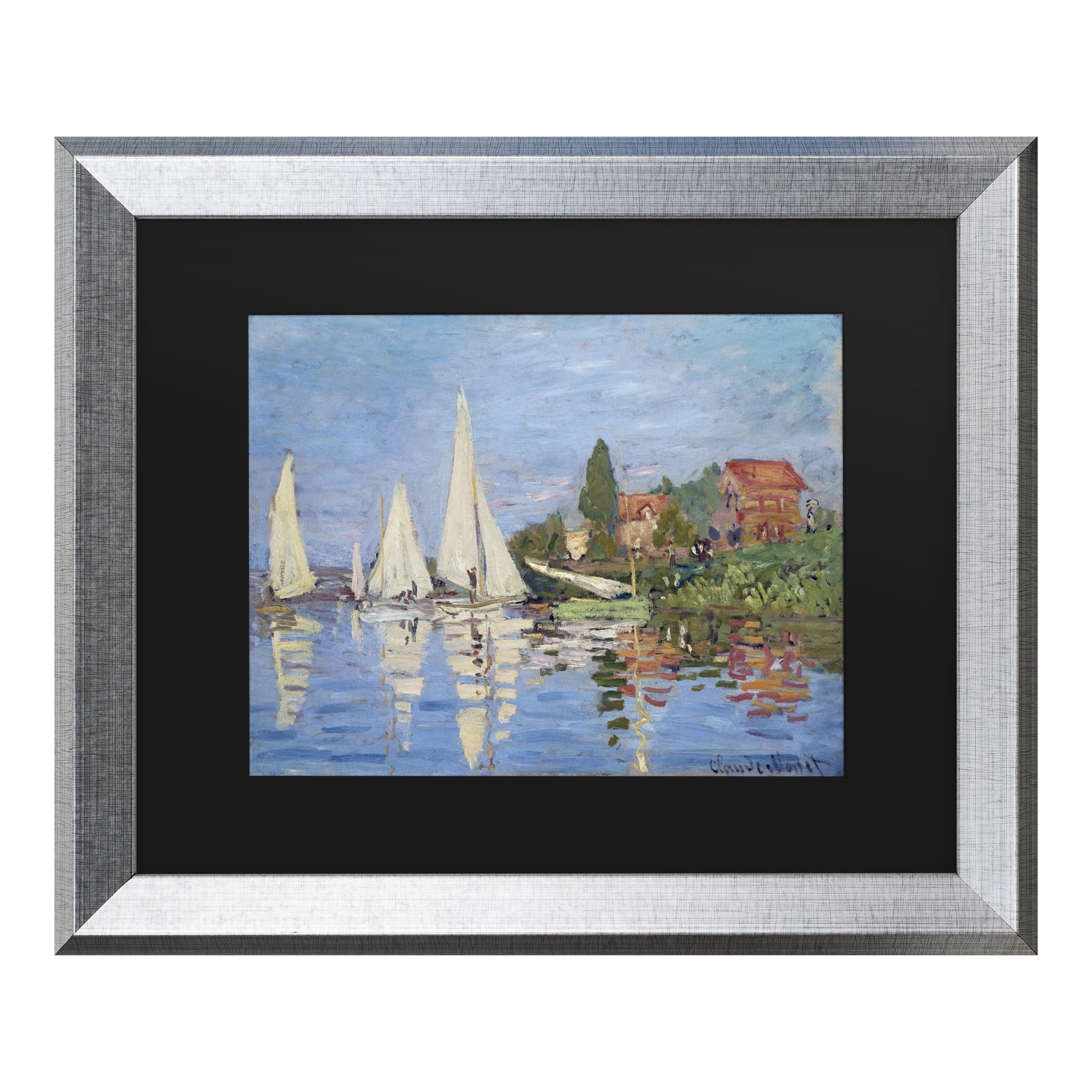 Trademark Fine Art 'Regatta at Argenteuil' Canvas Art by Claude Monet
