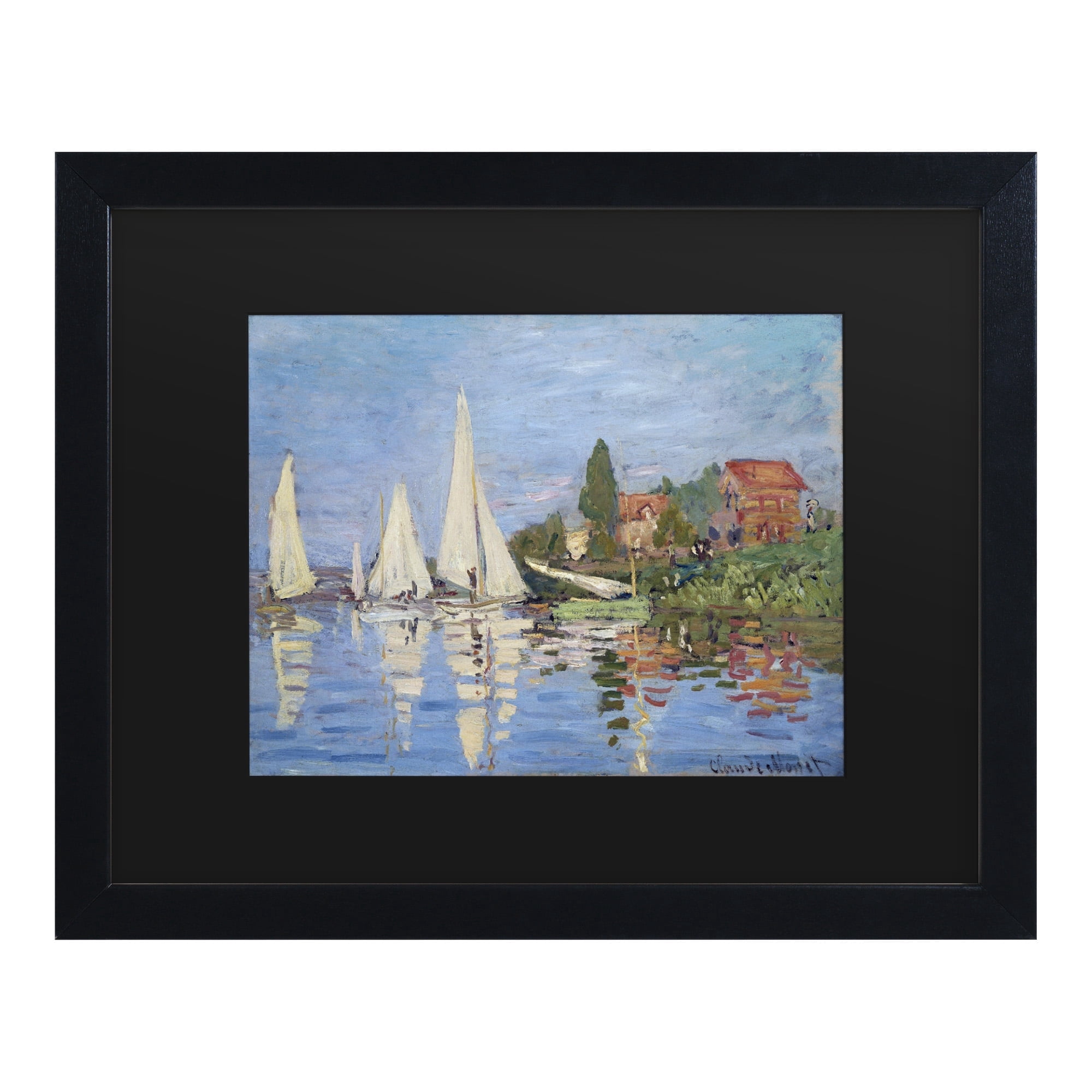 Trademark Fine Art 'Regatta at Argenteuil' Canvas Art by Claude Monet