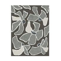 Trademark Fine Art Regina Moore Grey Flower Blooms II Canvas Wall Art