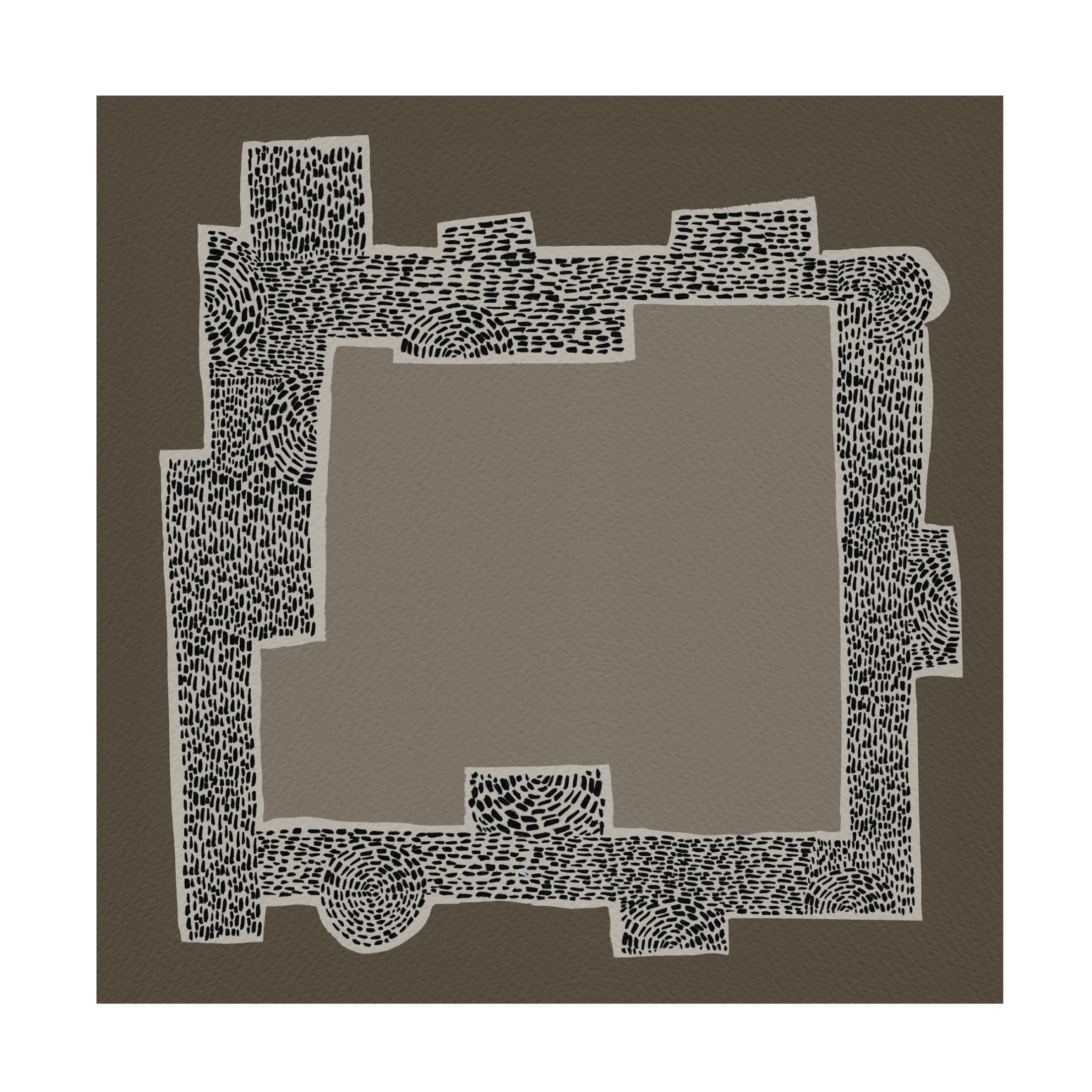 Trademark Fine Art Regina Moore  Neutral Stack I Canvas Wall Art