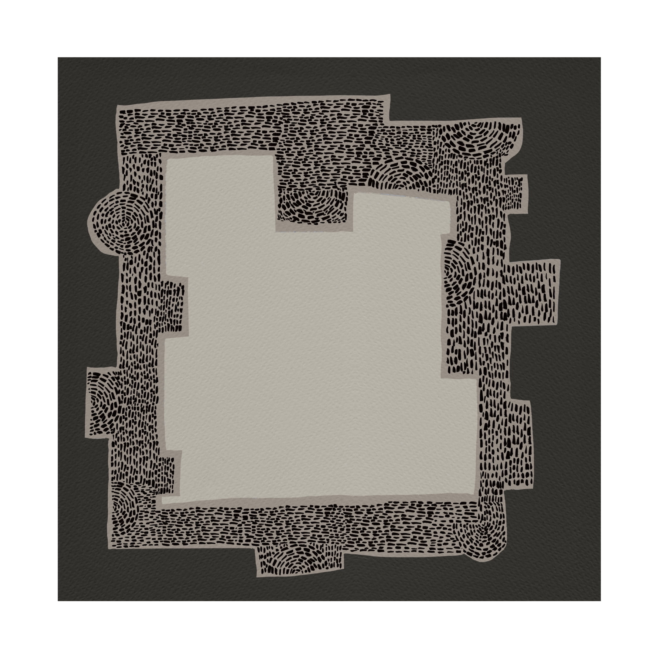 Trademark Fine Art Regina Moore  Neutral Stack II Canvas Wall Art