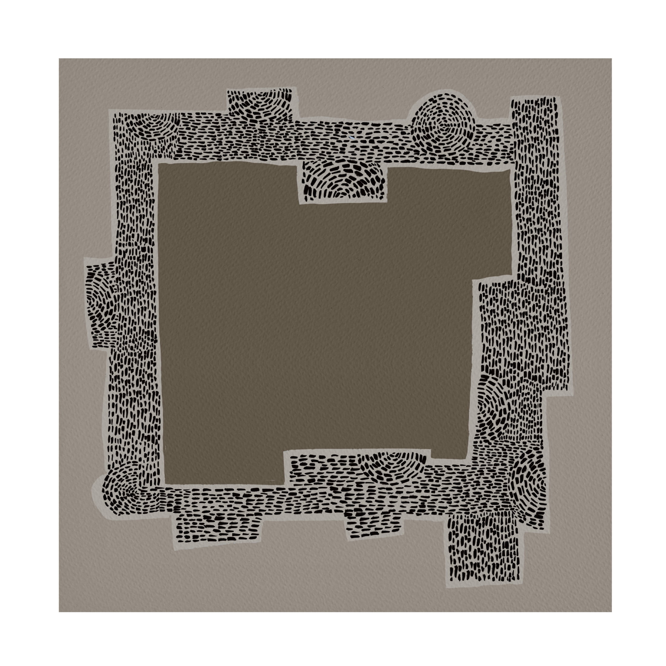 Trademark Fine Art Regina Moore  Neutral Stack IV Canvas Wall Art