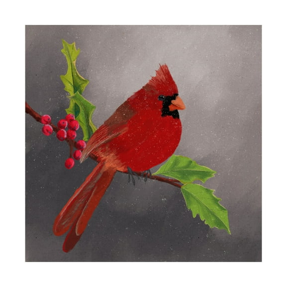 Trademark Fine Art Regina Moore Red Cardinal I Canvas Wall Art