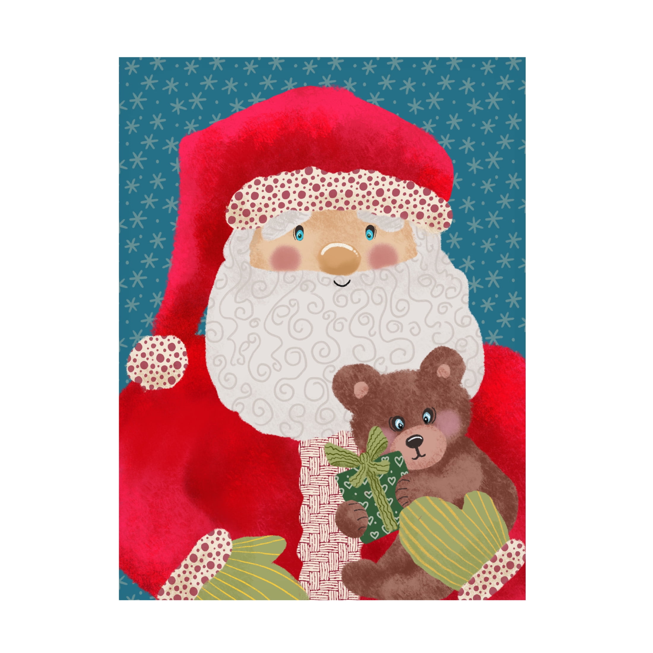 Trademark Fine Art Regina Moore Santa Pack II Canvas Wall Art
