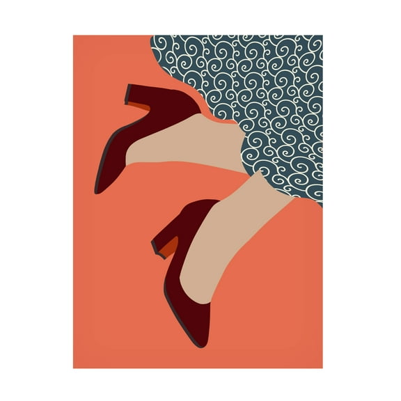 Trademark Fine Art Regina Moore Shoe Love III Canvas Wall Art