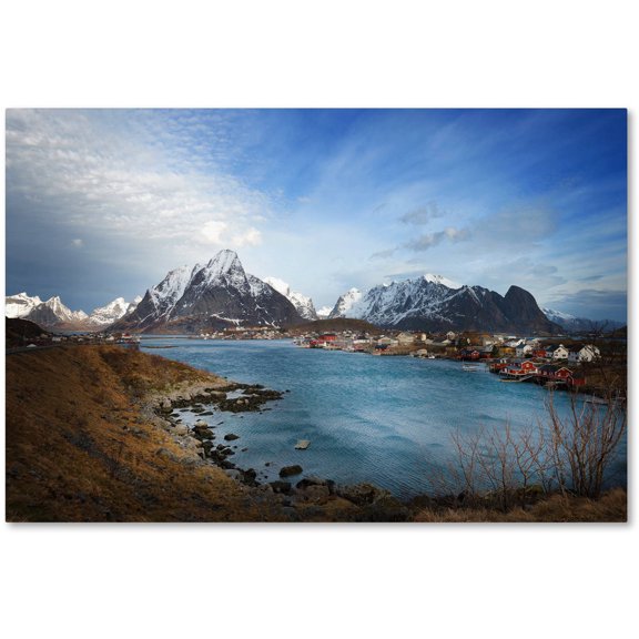 Trademark Fine Art "Reine - Norway" Canvas Art by Philippe Sainte-Laudy
