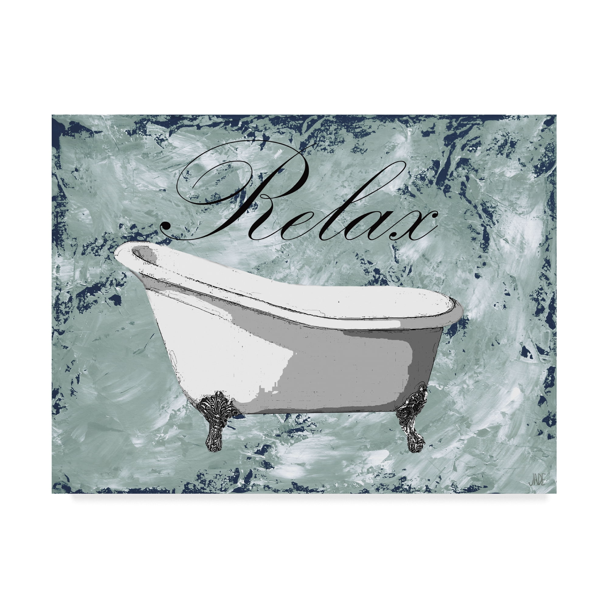 Trademark Fine Art 'Relax Refresh II' Canvas Art by Jade Reynolds