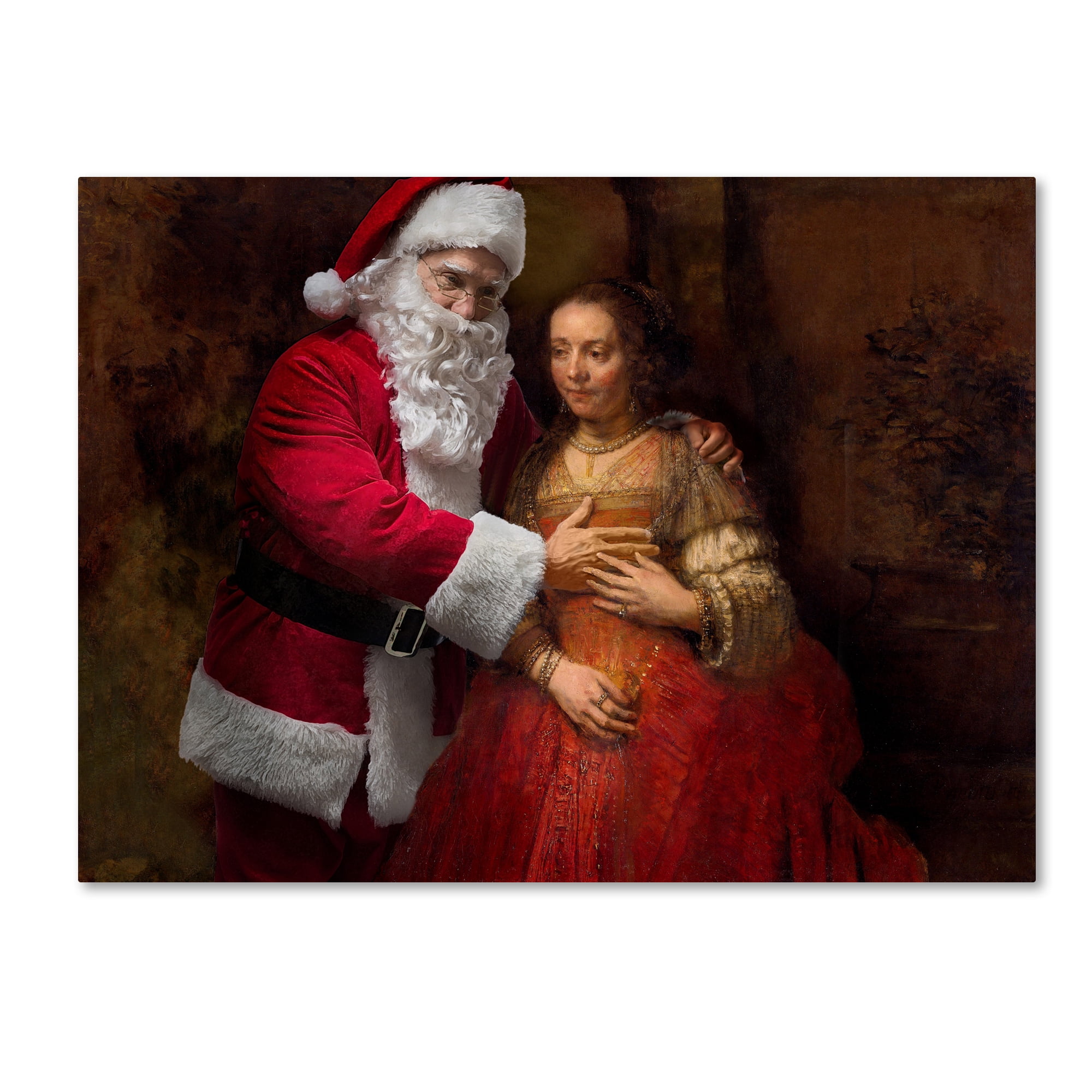 Trademark Fine Art 'Rembrandt-The Jewish Bride' Canvas Art by Ed Wheeler
