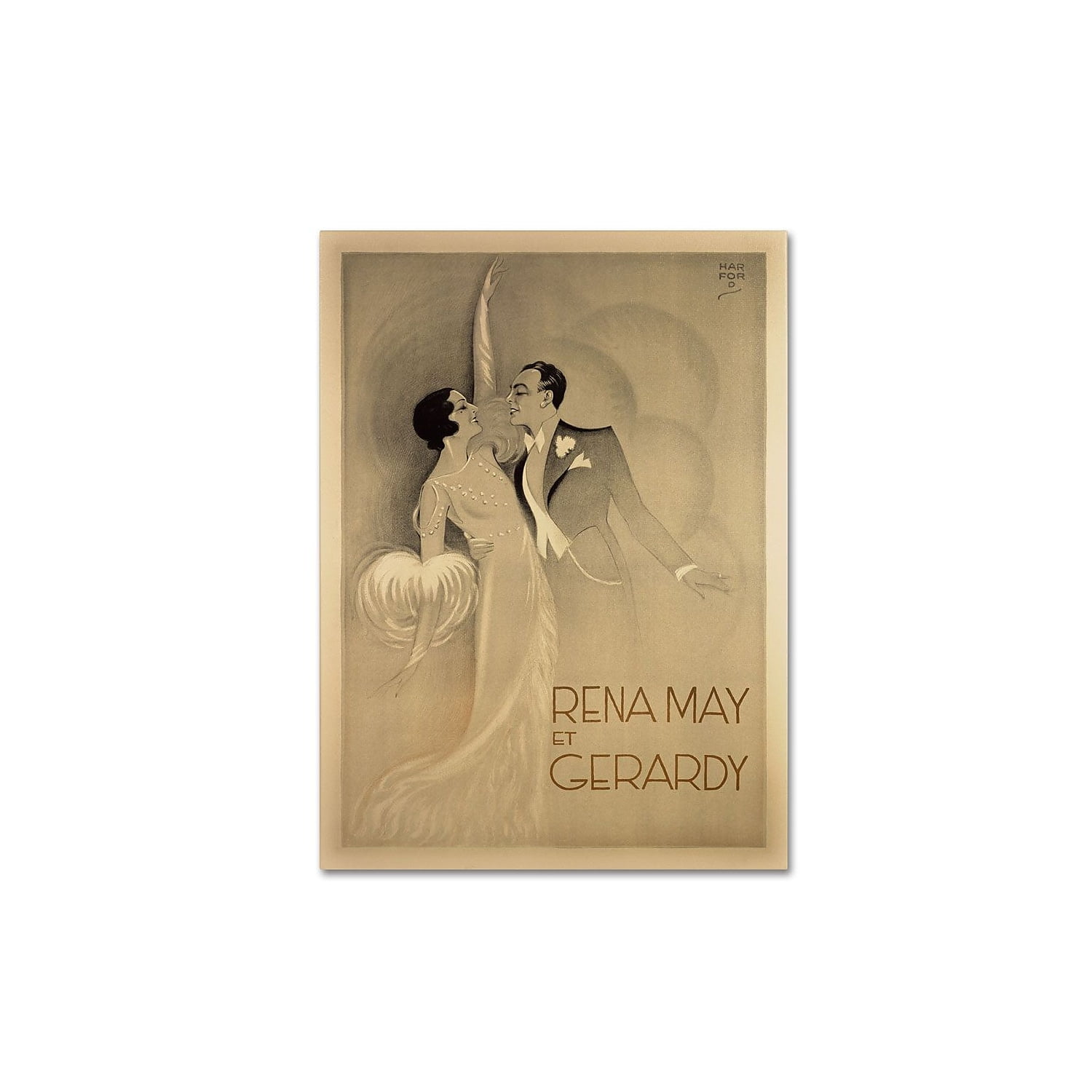 Trademark Fine Art "Rena May Et Gerardy" Canvas Art