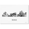 thumbnail image 1 of Trademark Fine Art 'Reno Nevada Skyline WB-BW' Canvas Art by Marlene Watson, 1 of 2